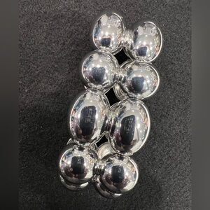 Elegant SilverTone Beaded Bracelet